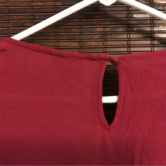 NWT Torrid Red Gauze Tunic Top - Picture 8 of 9